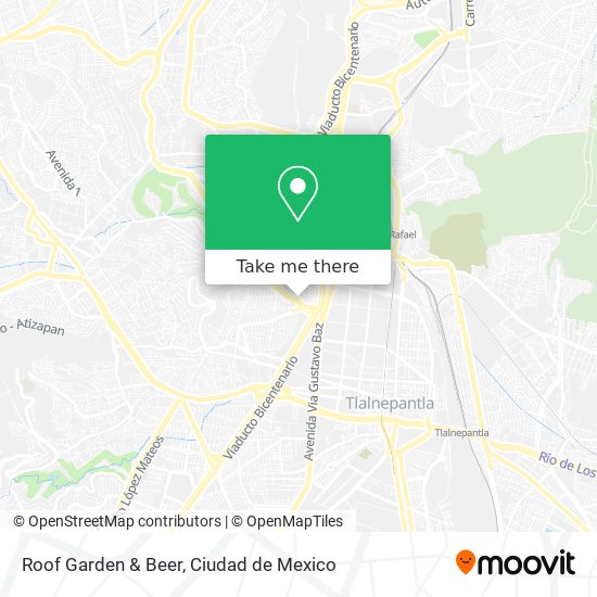 Mapa de Roof Garden & Beer