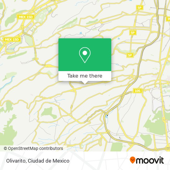 Mapa de Olivarito