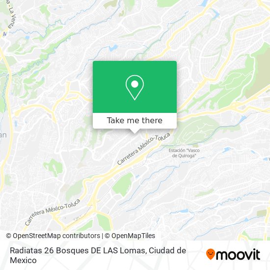 Radiatas 26    Bosques DE LAS Lomas map