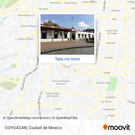 COYOACAN map