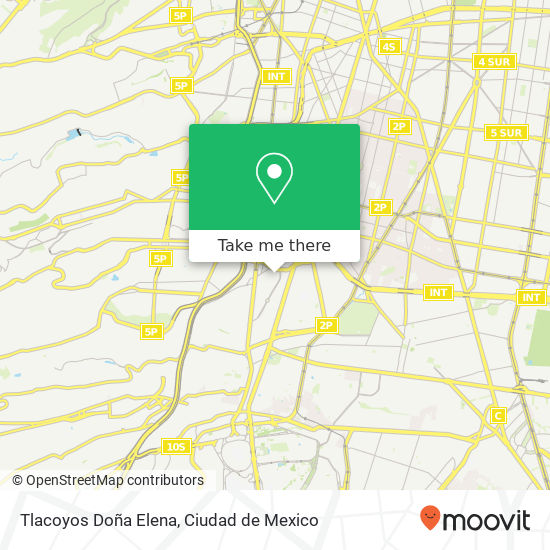 Tlacoyos Doña Elena map