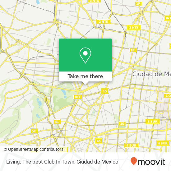 Living: The best Club In Town map