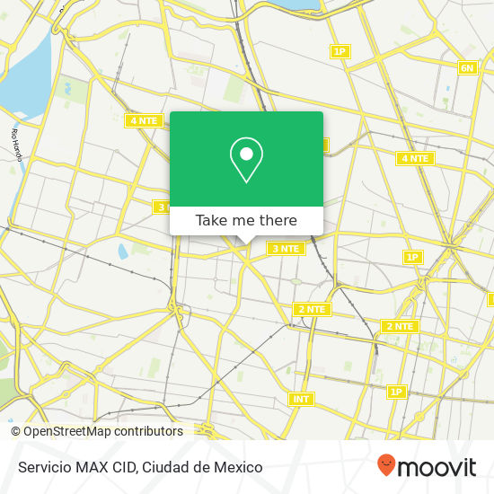 Mapa de Servicio MAX CID