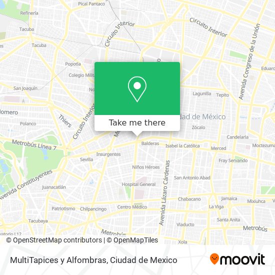 Mapa de MultiTapices y Alfombras