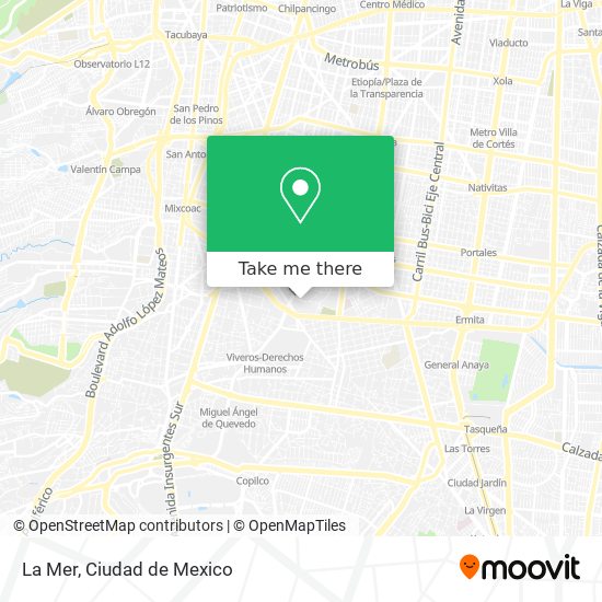 Mapa de La Mer