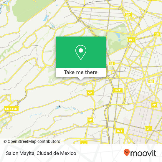 Salon Mayita map