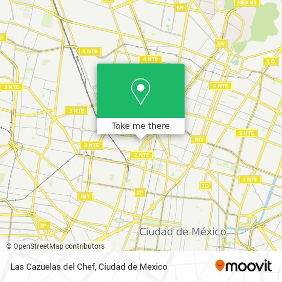 Las Cazuelas del Chef map