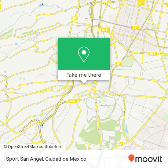 Sport San Angel map