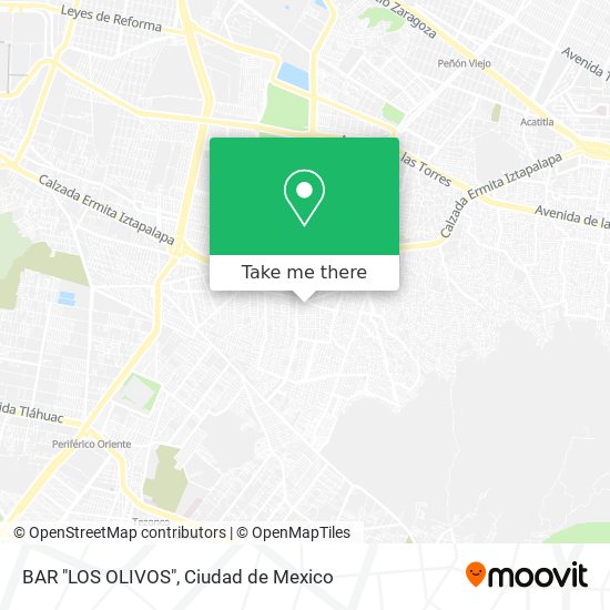 Mapa de BAR "LOS OLIVOS"