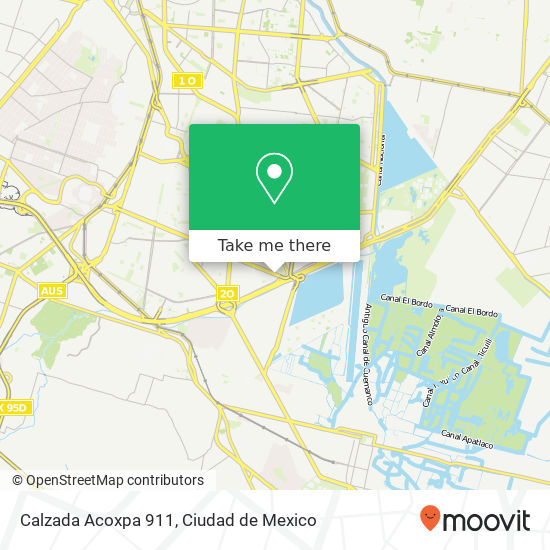 Calzada Acoxpa  911 map