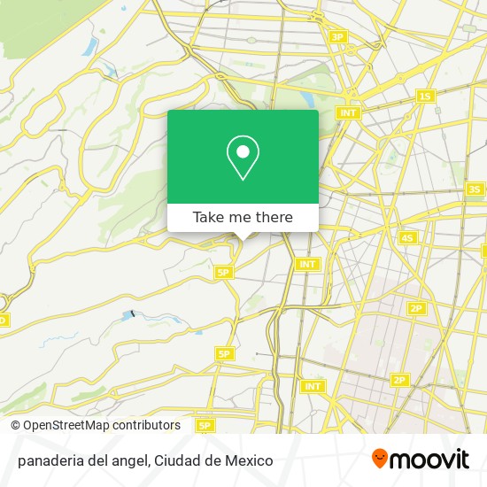 Mapa de panaderia del angel