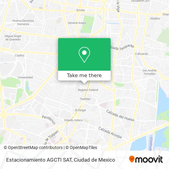 Estacionamiento AGCTI SAT map