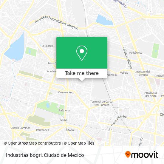 Industrias bogri map