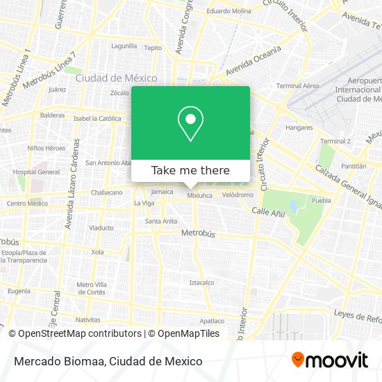 Mercado Biomaa map