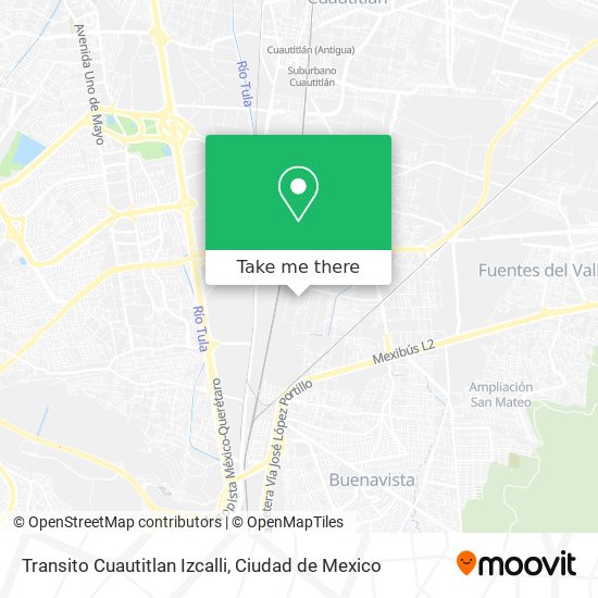 Transito Cuautitlan Izcalli map
