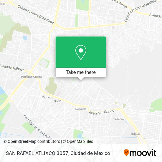Mapa de SAN RAFAEL ATLIXCO 3057