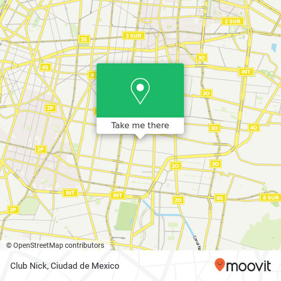 Club Nick map