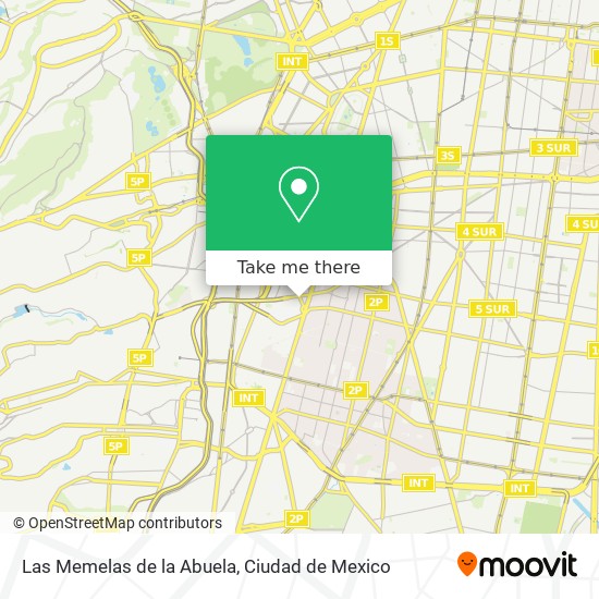 Las Memelas de la Abuela map