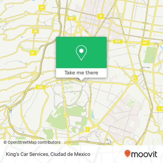 King's Car Services map