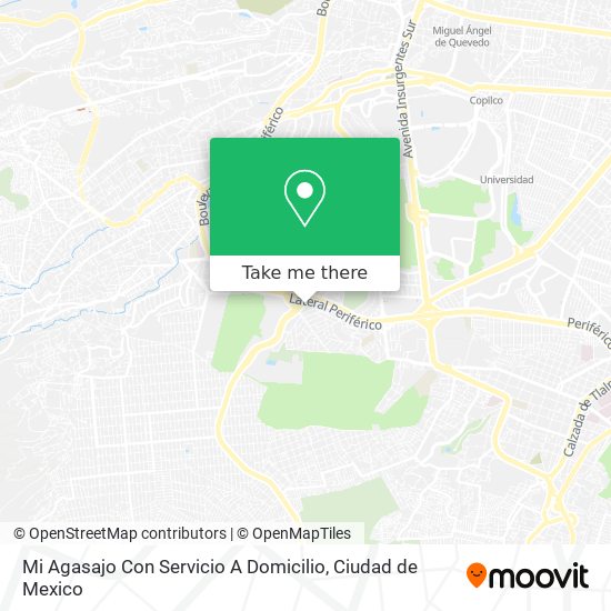 Mapa de Mi Agasajo Con Servicio A Domicilio