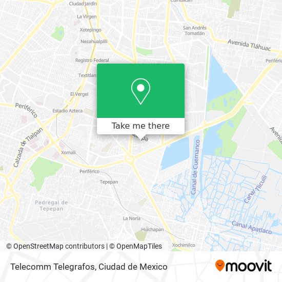 Mapa de Telecomm Telegrafos