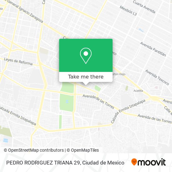 PEDRO RODRIGUEZ TRIANA 29 map