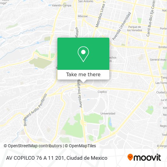 AV  COPILCO 76 A 11 201 map