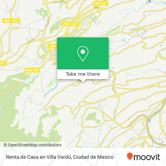 Renta de Casa en Villa Verdú map