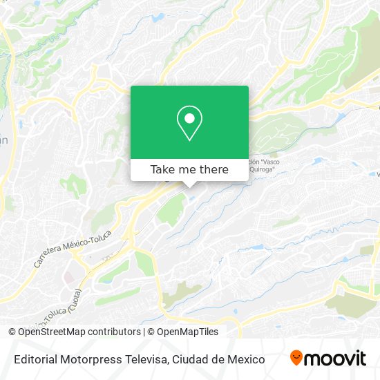 Editorial Motorpress Televisa map