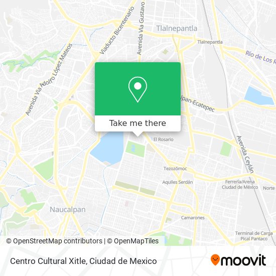 Centro Cultural Xitle map