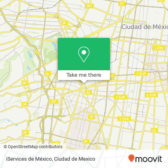 iServices de México map