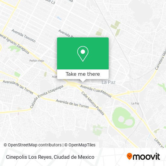 Cinepolis Los Reyes map