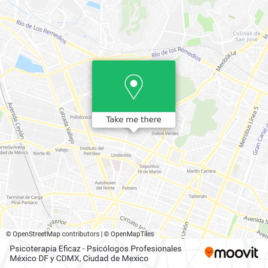 Psicoterapia Eficaz - Psicólogos Profesionales México DF y CDMX map