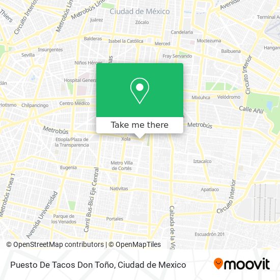 Puesto De Tacos Don Toño map