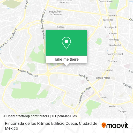 Rinconada de los Ritmos  Edificio Cueca map