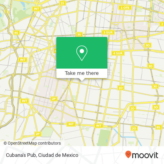 Cubana's Pub map