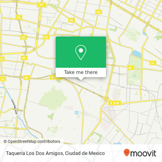 Taquería Los Dos Amigos map