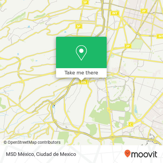 MSD México map