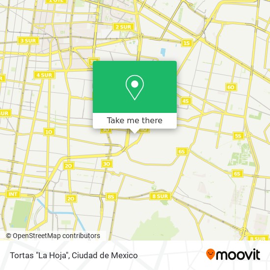 Tortas "La Hoja" map