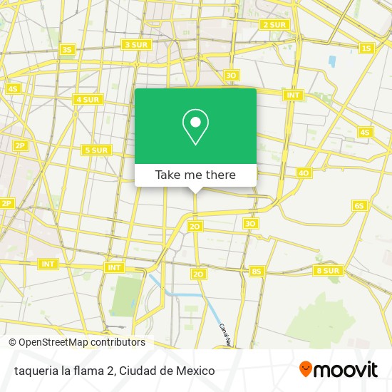 taqueria la flama 2 map