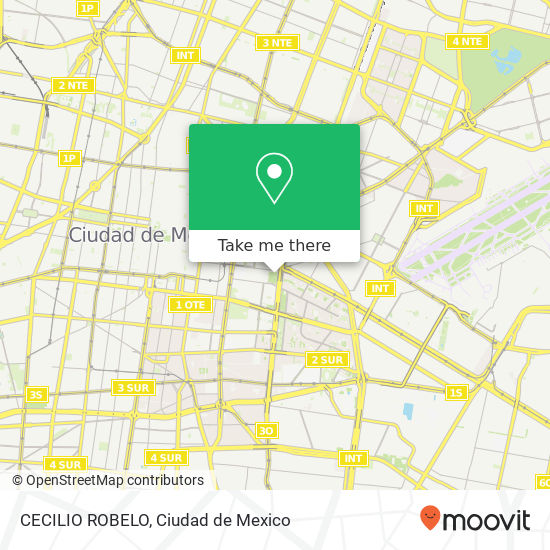 CECILIO ROBELO map