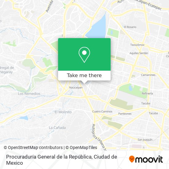 Mapa de Procuraduría General de la República