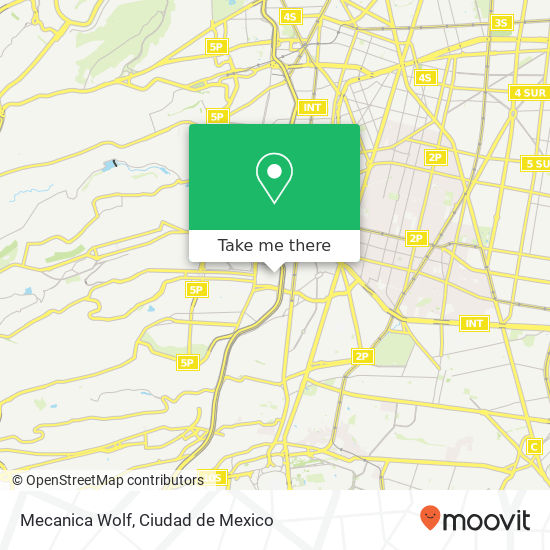 Mecanica Wolf map