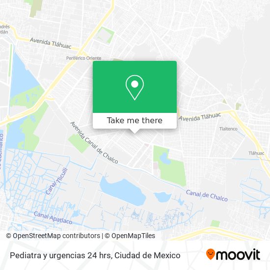 Pediatra y urgencias 24 hrs map