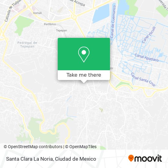 Santa Clara La Noria map