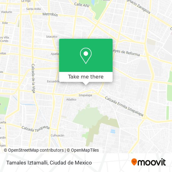 Mapa de Tamales Iztamalli
