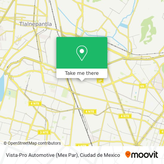 Vista-Pro Automotive (Mex Par) map