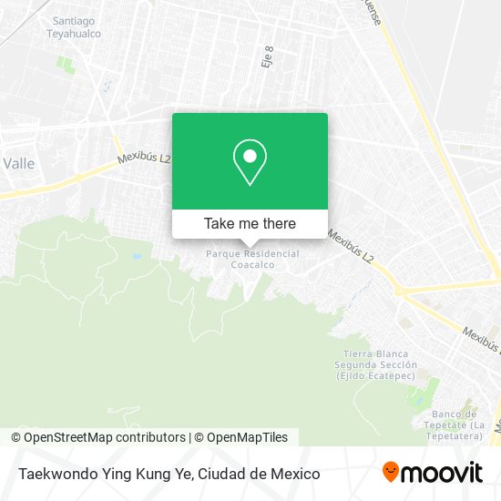 Taekwondo Ying Kung Ye map