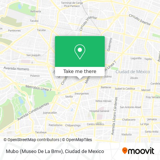 Mubo (Museo De La Bmv) map
