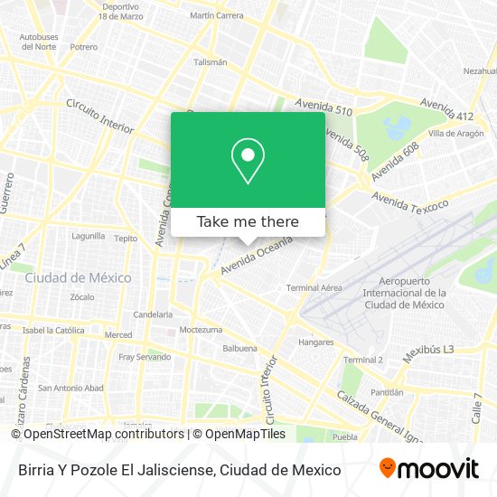 Mapa de Birria Y Pozole El Jalisciense